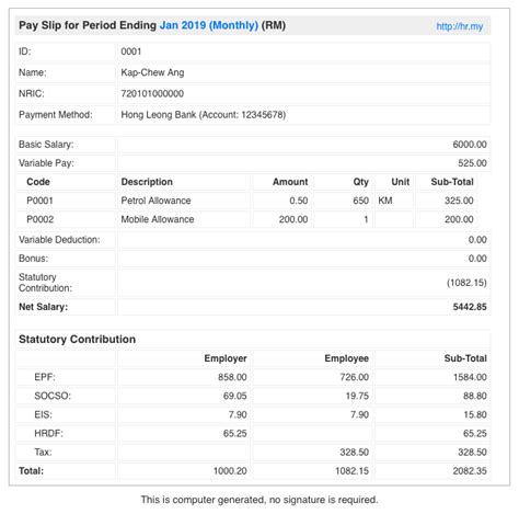 myhr payslip.